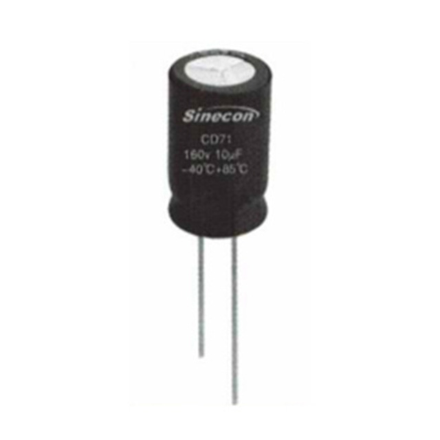 CD71H bipolární vysokoteplotní odolný vůči speciálnímu radiálnímu hliníkovému elektrolytickému kondenzátoru