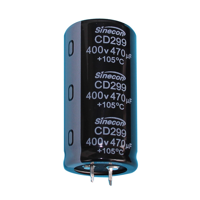 CD299 Ultra dlouhý život, nízký únik hliníkového elektrolytického kondenzátoru CD299 Ultra dlouhý život, nízký únik hliníkového elektrolytického kondenzátoru
